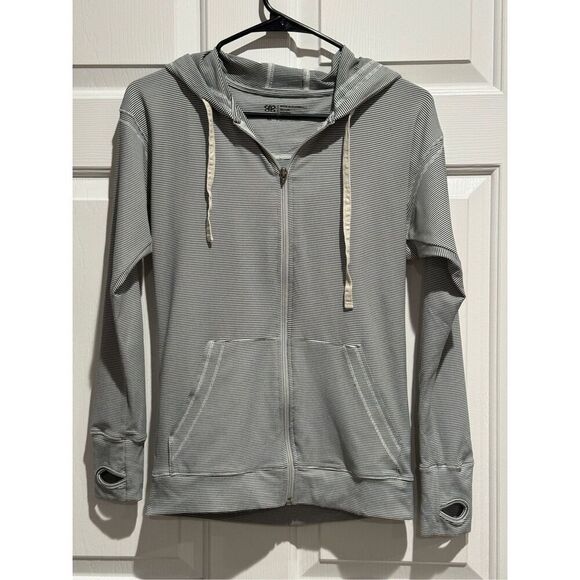 Albion Go To Sweet Stripe Lightweight Women’s Hoodie Zip Up Jacket XS - Picture 3 of 12